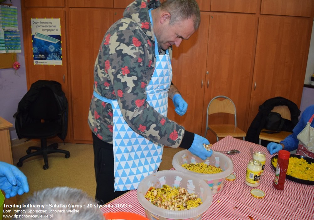 Zdjęcie: Trening kulinarny - Sałatka Gyros